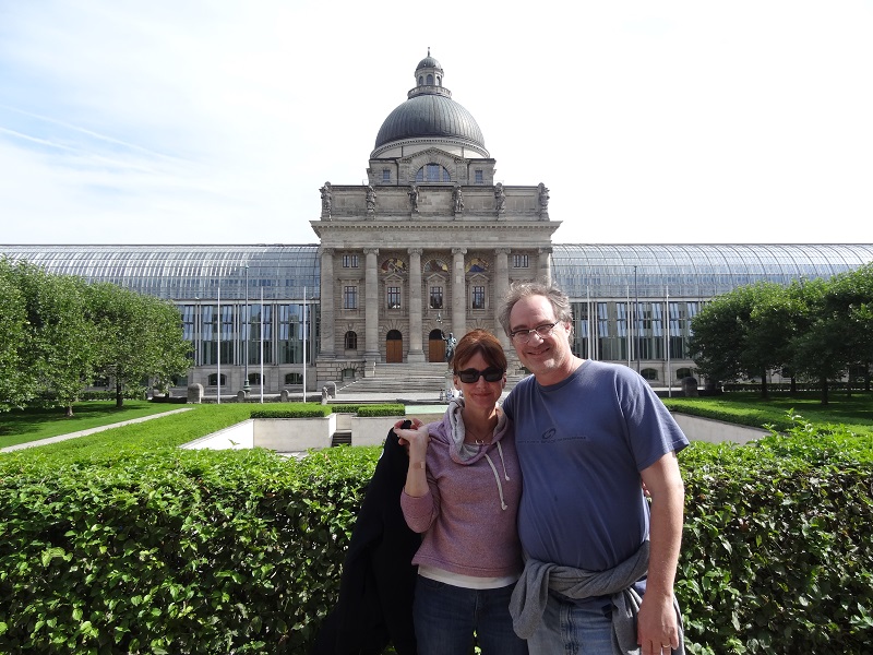 John Billingsley und seine Frau Bonnie in München